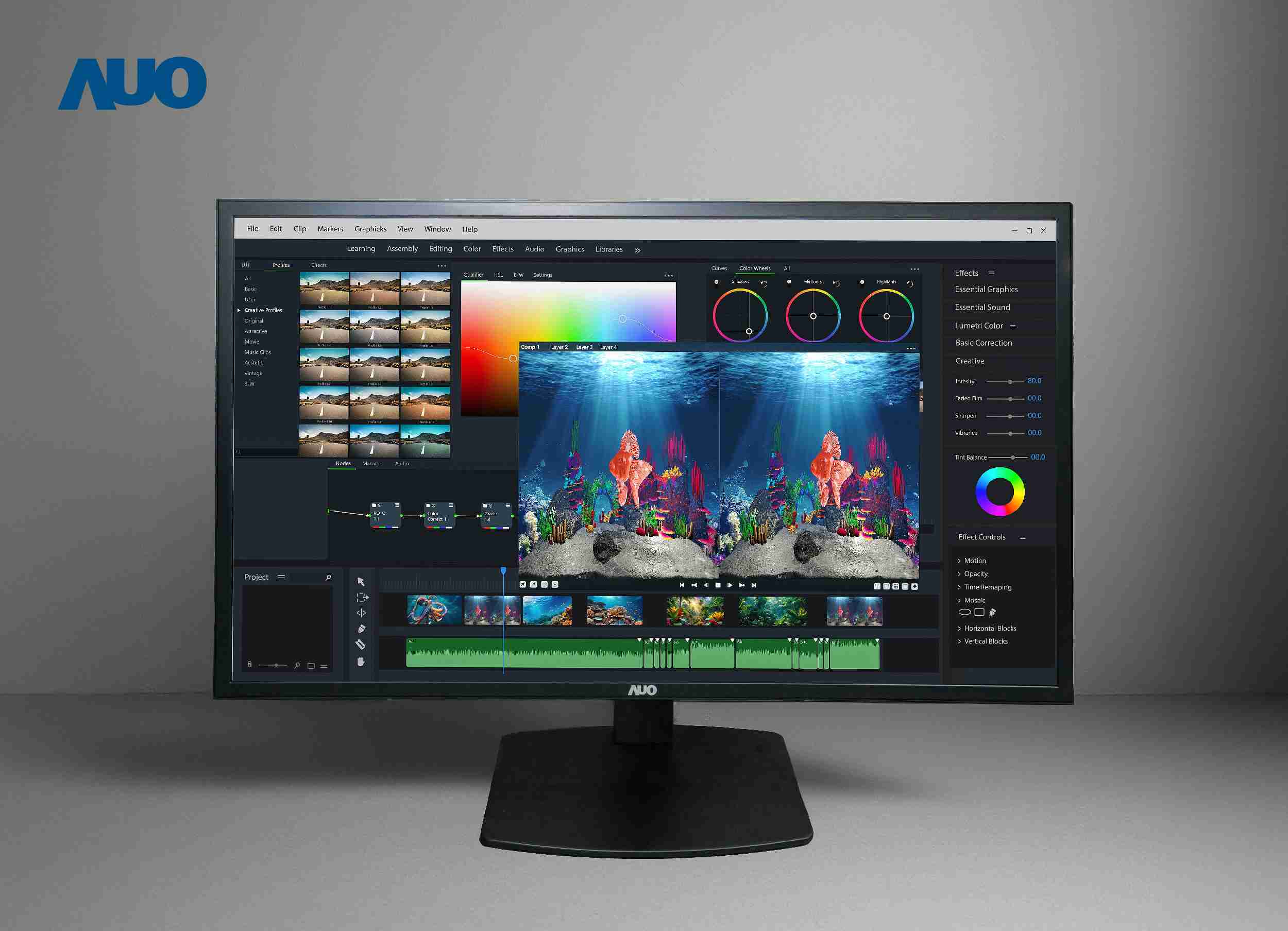 银河集团开发32吋2D/3D专业桌上型显示器，，，拥有8K4K超高分辨率，，，并以低串扰算法优化3D显示效果，，搭载自动眼球追踪功能，，，能实时调整3D图像，，进行实时2D与3D无缝共存窗口，，，提供图像设计工作者突破二维接口的崭新工作氛围与效率